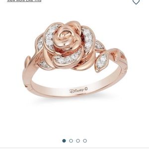 Disney Enchanted Zale’s Rose Gold 1/10 carot diamond ring size 9